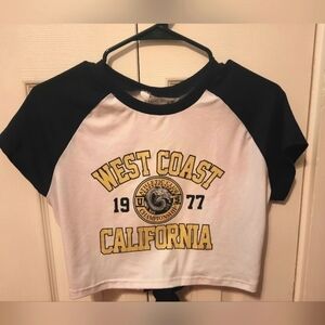 Westcoast Crop With Open Back
